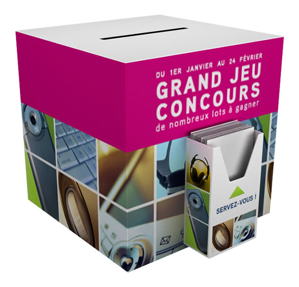 URNE JEU CARTON