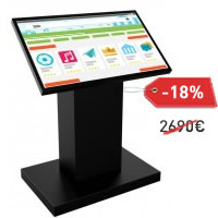 Borne interactive pivotable 43 pouces
