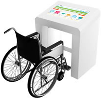 Borne PMR personnes en situation de handicap