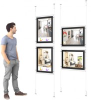 Porte-visuels rétro-éclairé A2