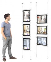 Porte-visuels rétro-éclairé A3