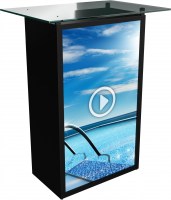 Comptoir digital avec écran 43 pouces