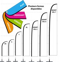 Oriflamme publicitaire Shark Banner SO17