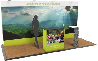 Stand parapluie améliorer l'impact publicitaire